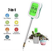 Аналізатор ґрунту 7 в 1 YiERYI YY-1066L (рН, вологість, температура, плодородство, освітленість)