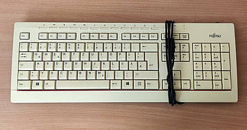 Фірмова клавіатура б/у Fujitsu Keyboard KB521 White USB