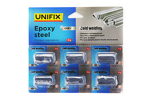 Холодне зварювання сіре 6*10 г (блістер) UNIFIX