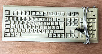 Фірмова клавіатура б/у Fujitsu-Siemens Keyboard S26381-K398-L120 White USB