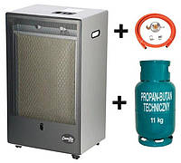 Каталітичний газовий обігрівач для будинку, інфрачервоний обігрівач з балоном на 11 л