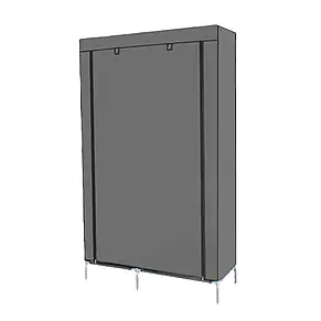 Складана тканинна шафа Storage Wardrobe 98105, Сірий (N-17), фото 4