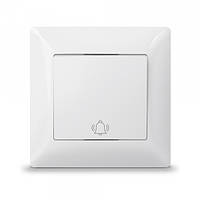 Кнопка дзвінка біла TITANUM STANDARD