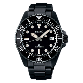 Годинник Seiko Prospex SNE599P1 Solar Divers 200m BLACK