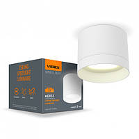 Світильник VIDEX IP44 під лампу GX53 накладний Білий VL-SPF19A-W