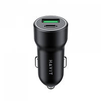 Автомобільний зарядний пристрій HAVIT HV-CC613 20W USB+USB-C