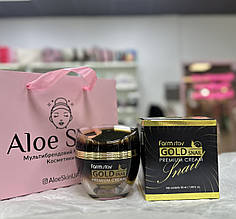 Крем із золотом і муцином равлика FarmStay Gold Snail Premium Cream 50 мл