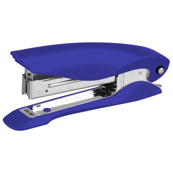 Степлер №10 Axent № 4802-02-A Ultra пластик (12арк) синій (12), фото 1