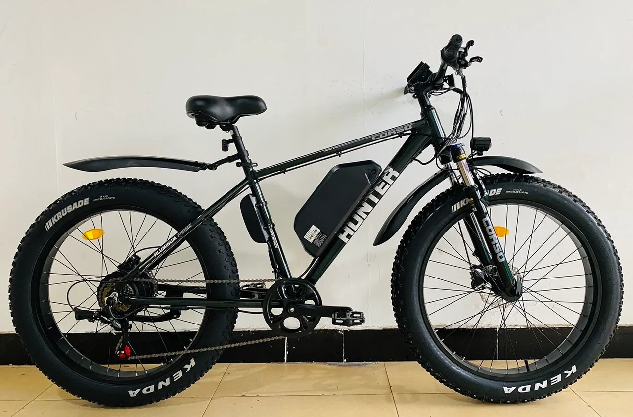 Електровелосипед Corso Hunter 500W-48V-15Ah  Lition рама алюмінієва-19’’шшини 26"/26" купити дешево в Україні