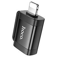 Адаптер (перехідник) Hoco UA31A Lightning/USB OTG Black