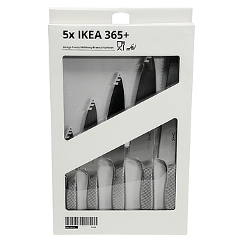 Набір ножів IKEA 365+ 5 предметів 60555921 Сталеві