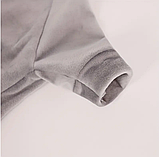 Костюм плюшевий для собак розмір L, сірий, фото 3