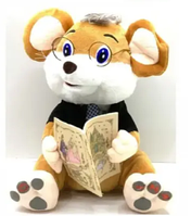 Інтерактивний пухнастий плюшевий казкар Мишеня Limo Toy FT 0033 (8 казок) 2+.