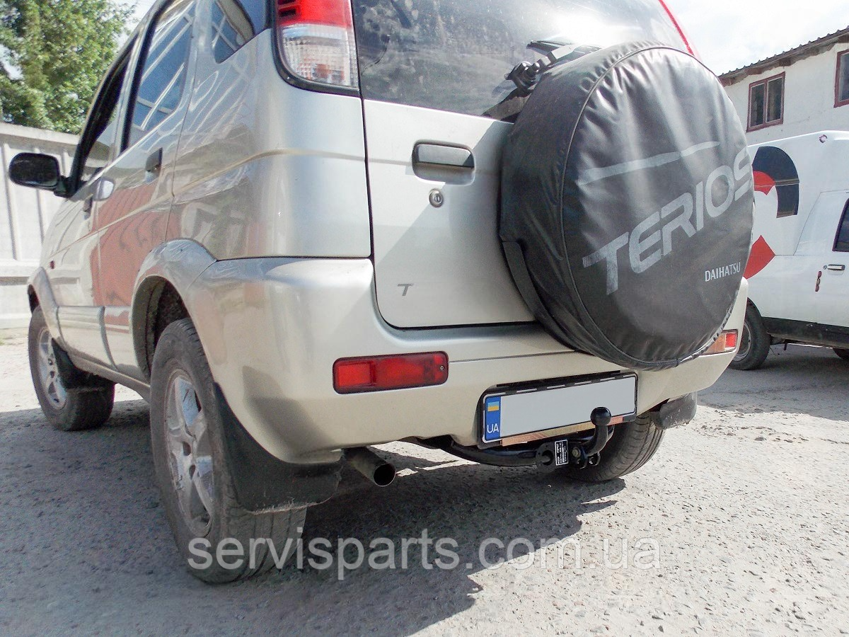 Фаркоп Daihatsu Terios I 1997-2006 (Дайхатсу Теріос) без підрізу бампера