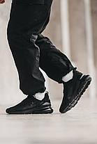 Чоловічі Кросівки Nike Air Max 270 All Black / Найк Аїр Макс 270 Олл Чорні, фото 5