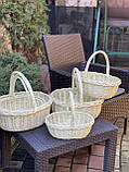 Набір плетених корзин з 3-шт ОПТ. Арт:30137, фото 9