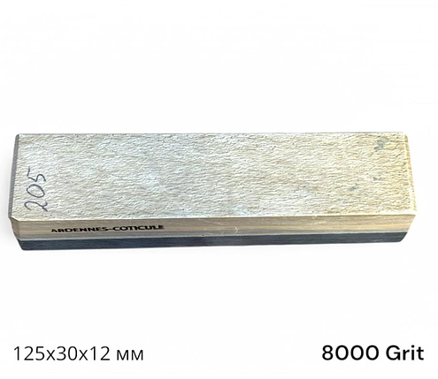 Камінь для заточки (Coticule+Schist) 8000/0 Grit, гранатовий сланець та підкладка (Бельгія), фото 3