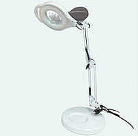 Лампа-лупа настільна струбцина+підставка 60 см SP-33
