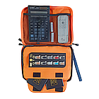 Органайзер для кабелів та аксесуарів Navy Orange. Сумка-кейс для документів та девайсів, фото 2