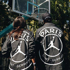 Куртка вітровка Джордан ПСЖ Jordan x Paris Saint-Germain спортивна повсякденна вільна