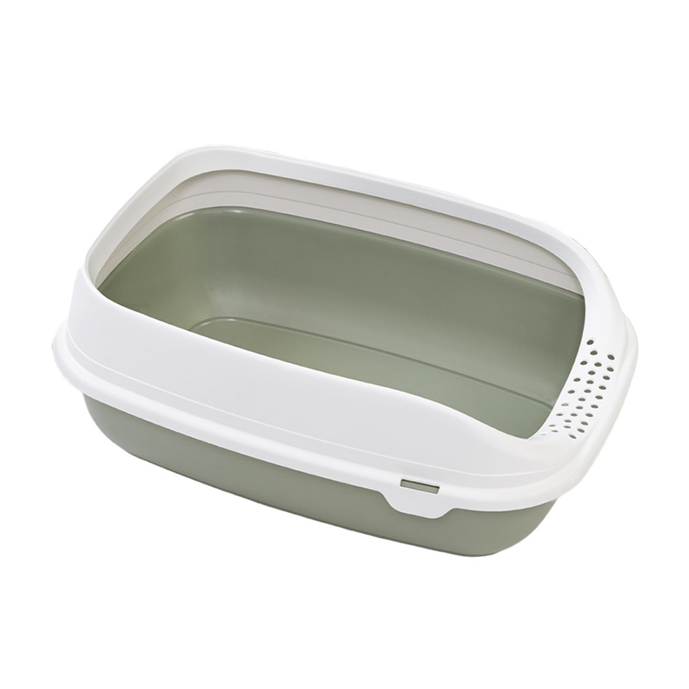 Туалет-лоток Бета Плюс Максі з рамкою 49*39*17 см Beta Plus Maxi Light Green для котів, світло-зелений (BETA PLUS MAXI L.GREEN), фото 1