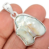 Перли Біва срібні сережки, 933СРЖ