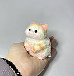 Сквіш « Таба лапка» Пухнастий рудий котик, фото 3