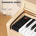 Цифрове піаніно Fesley FEP1000 MP (стойка, 3 педалі, пюпітр, навушники, чохол). Поліфонія 256 голосов, фото 5