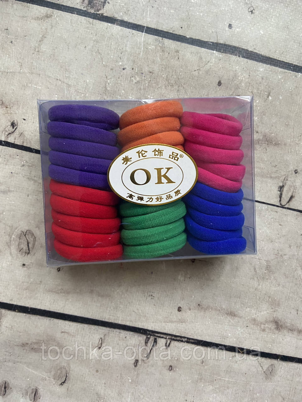 Гумки в коробці асорті 30 штук мікрофібра, фото 1