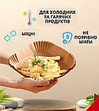 Форми пергаментні квадратні 100 шт пергамент для аерогриля для запікання та випікання 16 см s, фото 9