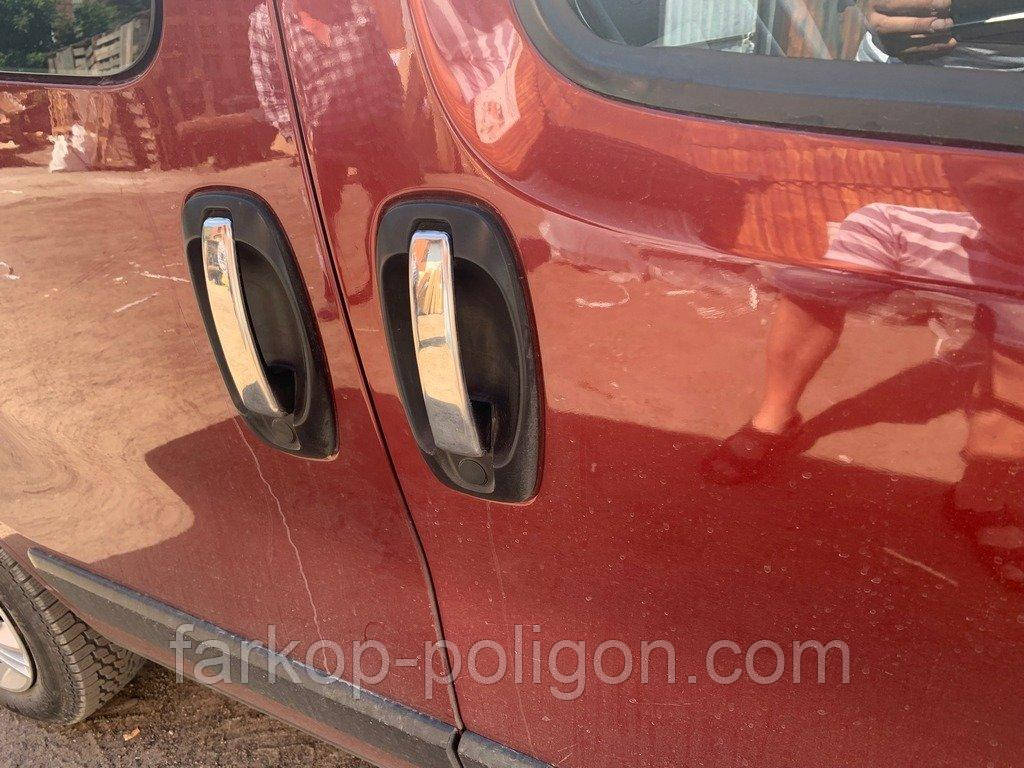 Накладки на ручки (4 шт, нерж) Carmos - Турецька сталь для Peugeot Bipper