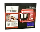 Кухонний тестоміс Crownberg CB-3406 Тестоміс Міксер Блендер 2200 Вт, фото 8