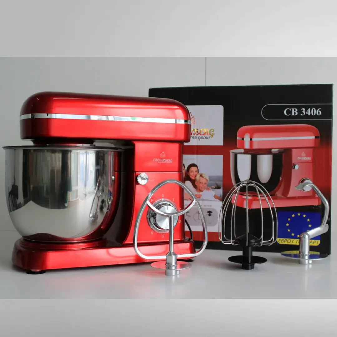 Кухонний тестоміс Crownberg CB-3406 Тестоміс Міксер Блендер 2200 Вт, фото 1