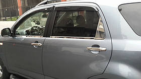 Накладка на ветровічок (2 шт, нерж) для Daihatsu Terios 2006- рр