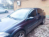 Вітровики SD (4 шт, Perflex Sport) для Renault Megane II 2004-2009 рр, фото 4