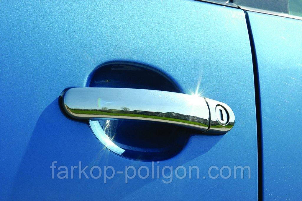Накладки на ручки (2 шт., нерж) для Seat MII 2011- рр