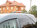 Рейлінги хром Максі база, Пластикові ніжки для Volkswagen Caddy 2015-2020 рр, фото 3