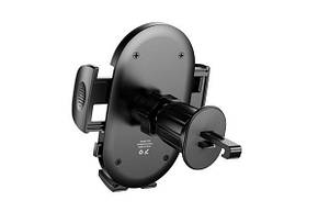 Автомобільний тримач Hoco H53 Brusco ultra-thin push-type car holder, фото 4