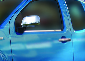 Накладки на дзеркала (2 шт, нерж.) для Suzuki Equator 2009- рр