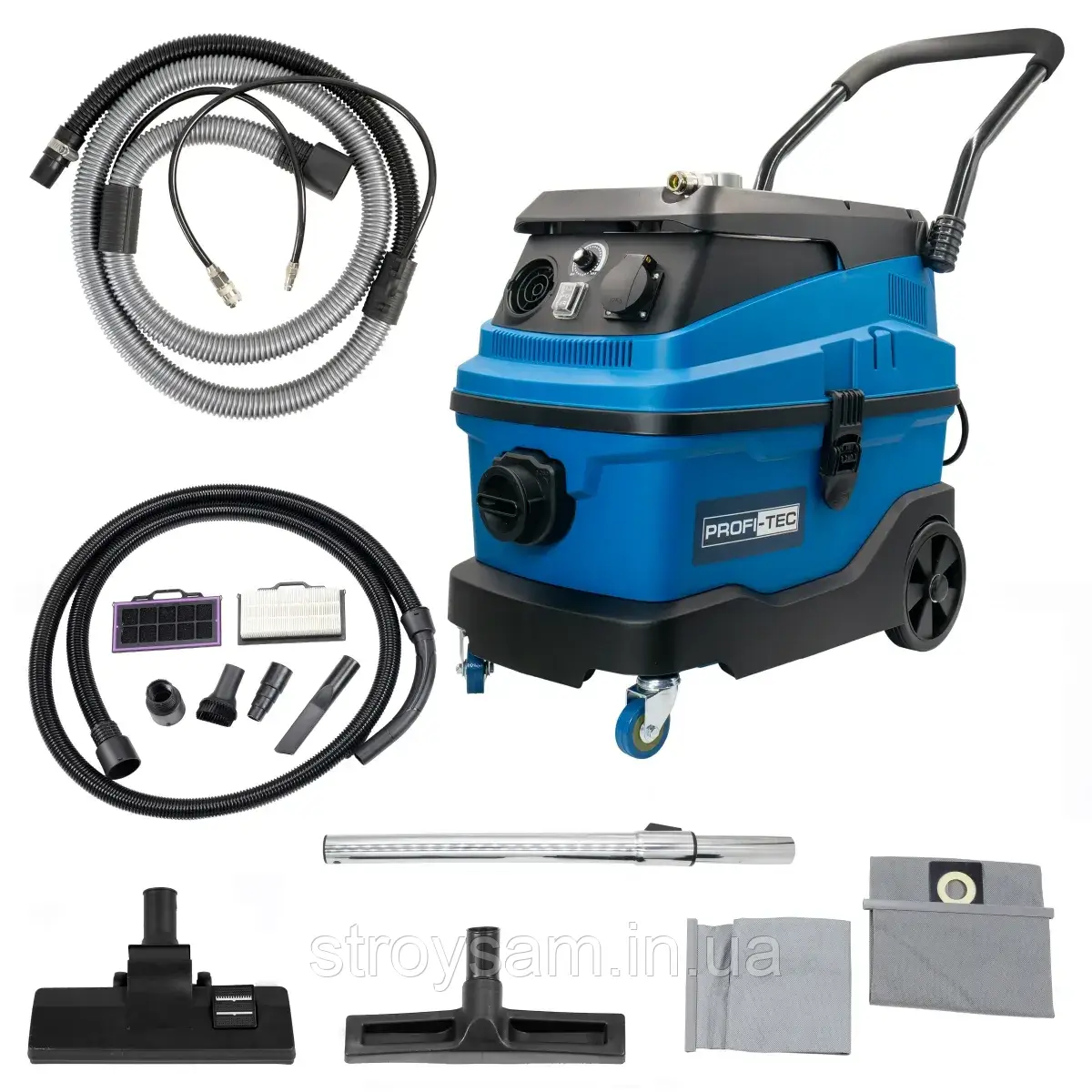 Будівельний пилосос PROFI-TEC PVC1630 (1600 Вт, 30 л)