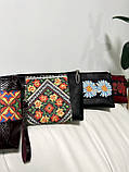 Косметичка під вишивку, еко шкіра, фото 3