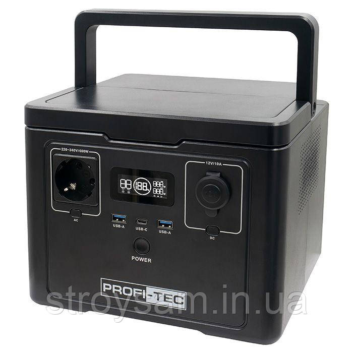 Зарядна станція PROFI-TEC PPS600 LiFePO₄ 600 Вт ecoflow 600Вт, фото 1