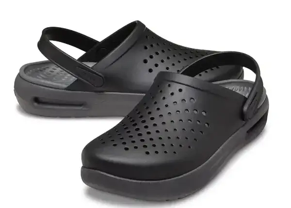 Crocs Inmotion Clog Black | Чоловічі та жіночі чорні сабо Крокс Інмоушн, фото 2