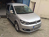 Накладки на дзеркала Варіант 1 (2 шт) Хромований пластик для Volkswagen Caddy 2015-2020 рр, фото 4