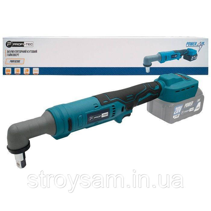 Акумуляторний кутовий гайковерт PROFI-TEC PWR1620BL без аккумулятора