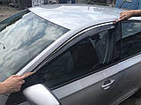 Вітровики з хромом SD (4 шт, Niken) для Skoda Rapid 2012-2019 рр, фото 5