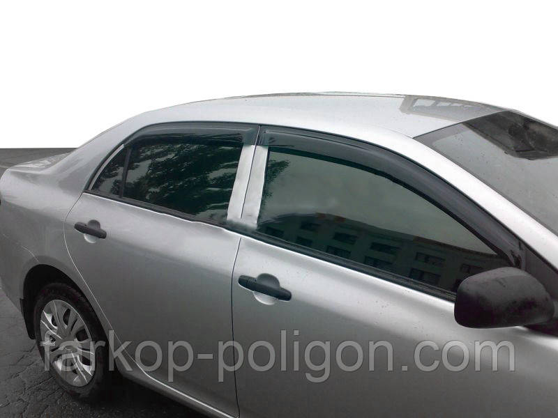 Вітровики (4 шт, HIC) для Toyota Corolla 2007-2013 рр