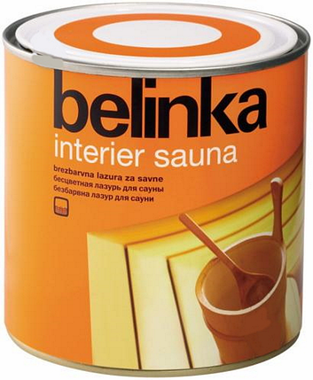 BELINKA Sauna Interier, термостійка лазурь для саун BELINKA, фото 1