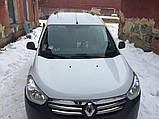 Рейлінги Хром Металева ніжка для Renault Dokker 2013-2022 рр, фото 4