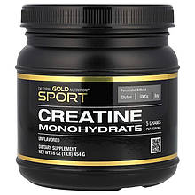 Креатин California GOLD Nutrition, SPORT "Creatine" без смаку, у порошку, 90 порцій (454 г)